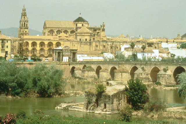 Construction of the Great Mosque of Cordoba began between 784 and 786 during the reign of ‘Abd al-Rahman I on a Visigoth site, which was probably the site of an earlier Roman temple. After conquering Cordoba in 1236, Ferdinand III consecrated the Great Mosque as the city’s cathedral. In the early 16th century, a decision, endorsed by the Holy Roman Emperor Charles V, inserted an entire Gothic “chapel” into the very heart of the former Great Mosque.
