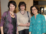 L to R: Amila Buturovic, Selma Zecevic and Ruba Kana’an of York University IIS 2011.