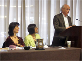 Dr Simonetta Calderini, Dr Shainool Jiwa and Professor Paul E. Walker at MESA 2012