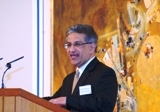 Professor Karim H Karim, IIS Co-Director speaking at the launch event in London