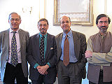 (L to R) Rafiq Abdulla, Mohamed Keshavjee, Amyn Sajoo and Reza Shah-Kazemi