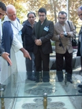 Dr El Bizri at shrine of Ibn Sina
