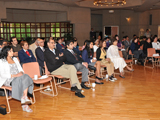 The audience at the launch of Fortresses of the Intellect at the Ismaili Centre, Burnaby, Canada.