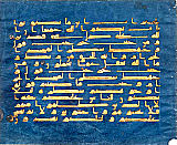 Page from the Blue Qu'ran