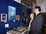 Conference participants at the exhibition of Count Aleksey Bobrinskoy at the Museum of Ethnography, St. Petersburg, Russia IIS 2012.