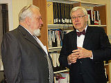 Professor Rybakov with Professor Ormsby 