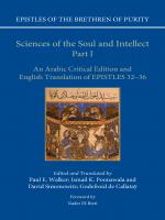 Sciences of the Soul and Intellect, Part 1