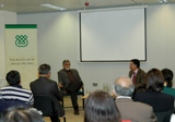 Dr Farouk Mitha and Mr Vassanji in discussion